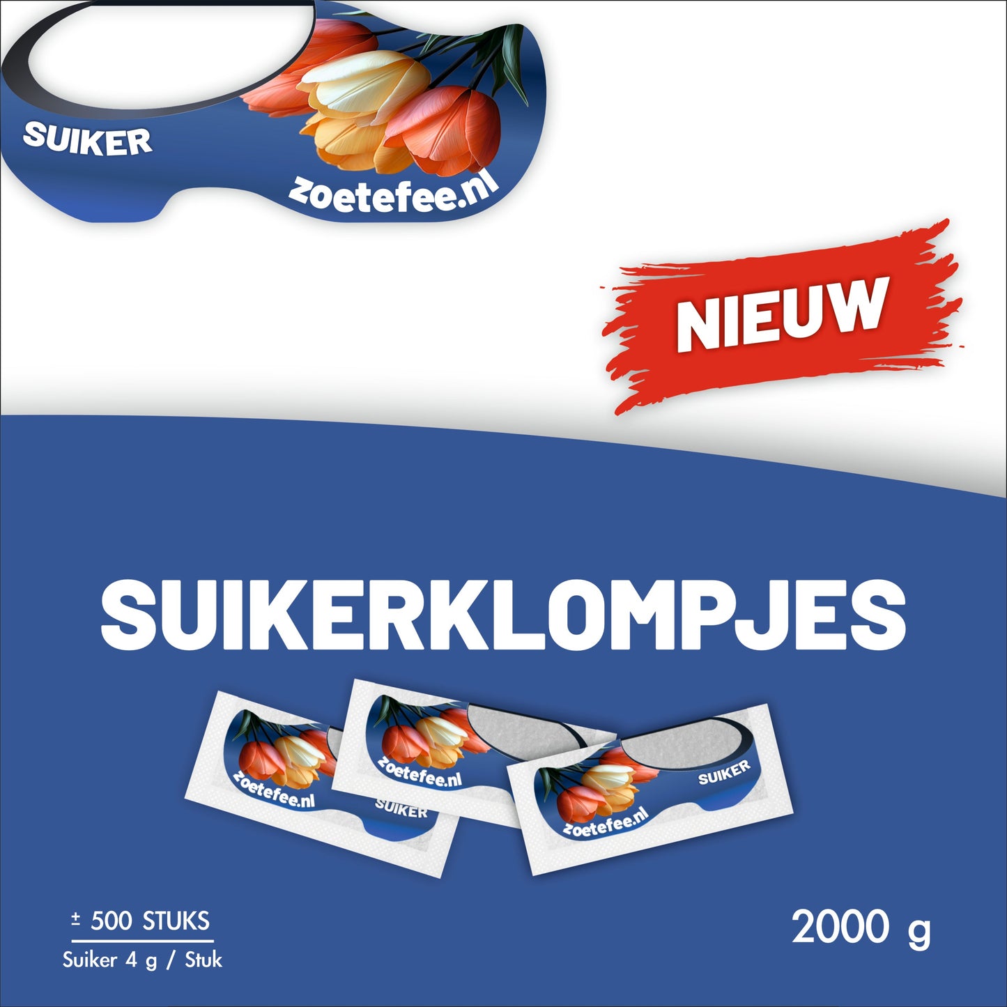 Suikerklompjes 500 st. ( 0,03 €/st )