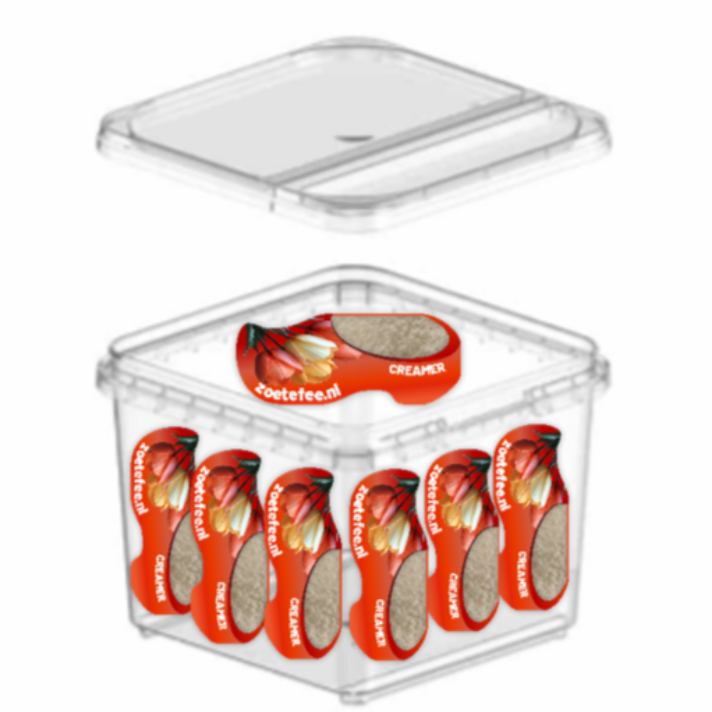 Creamerklompjes 50 st. ( 0,04 €/st )