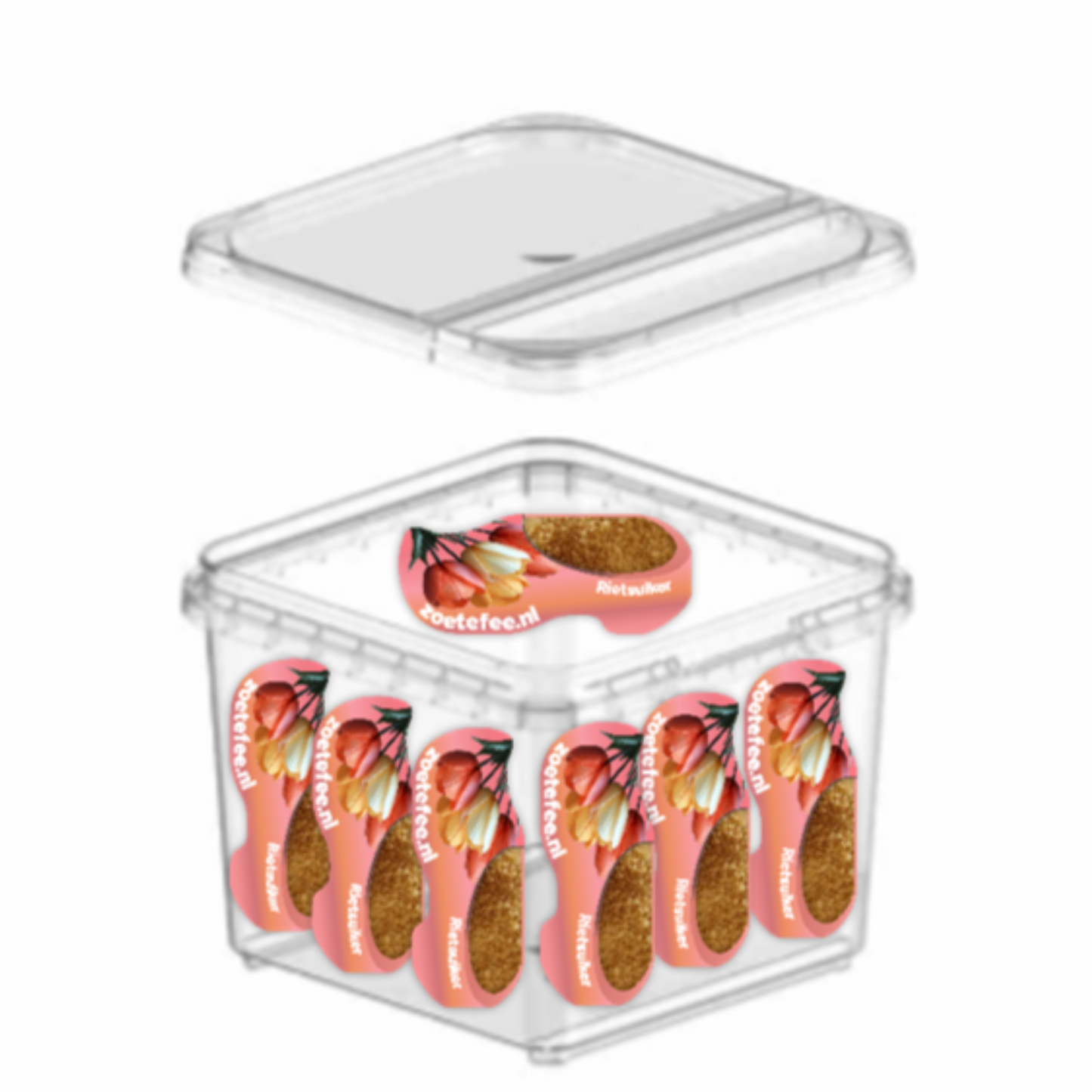 Rietsuikerklompjes 50 st. ( 0,04 €/st )