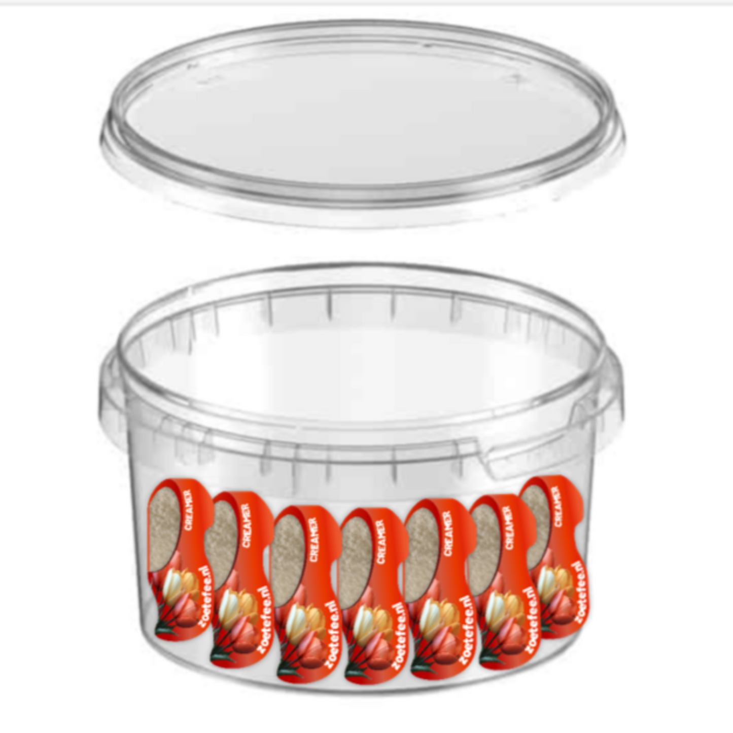 Creamerklompjes 130 st. ( 0,04 €/st )