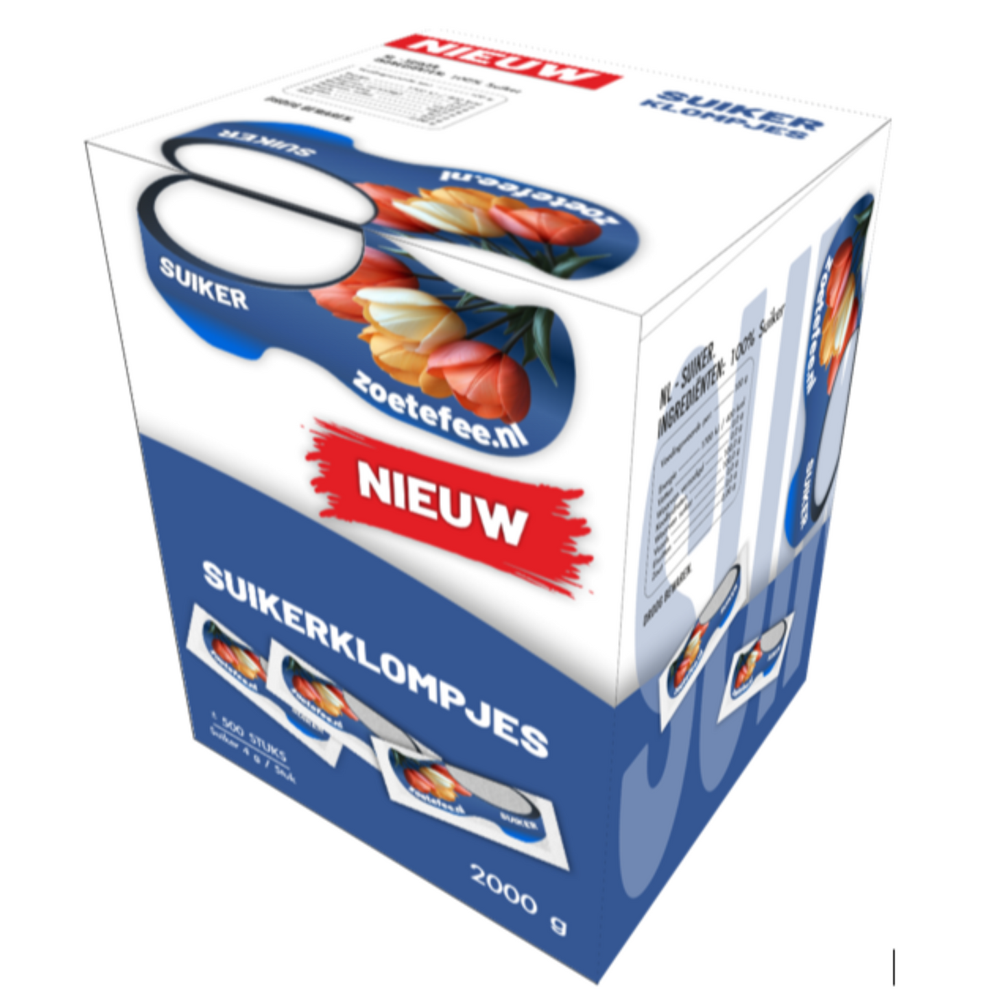 Suikerklompjes 500 st. ( 0,03 €/st )