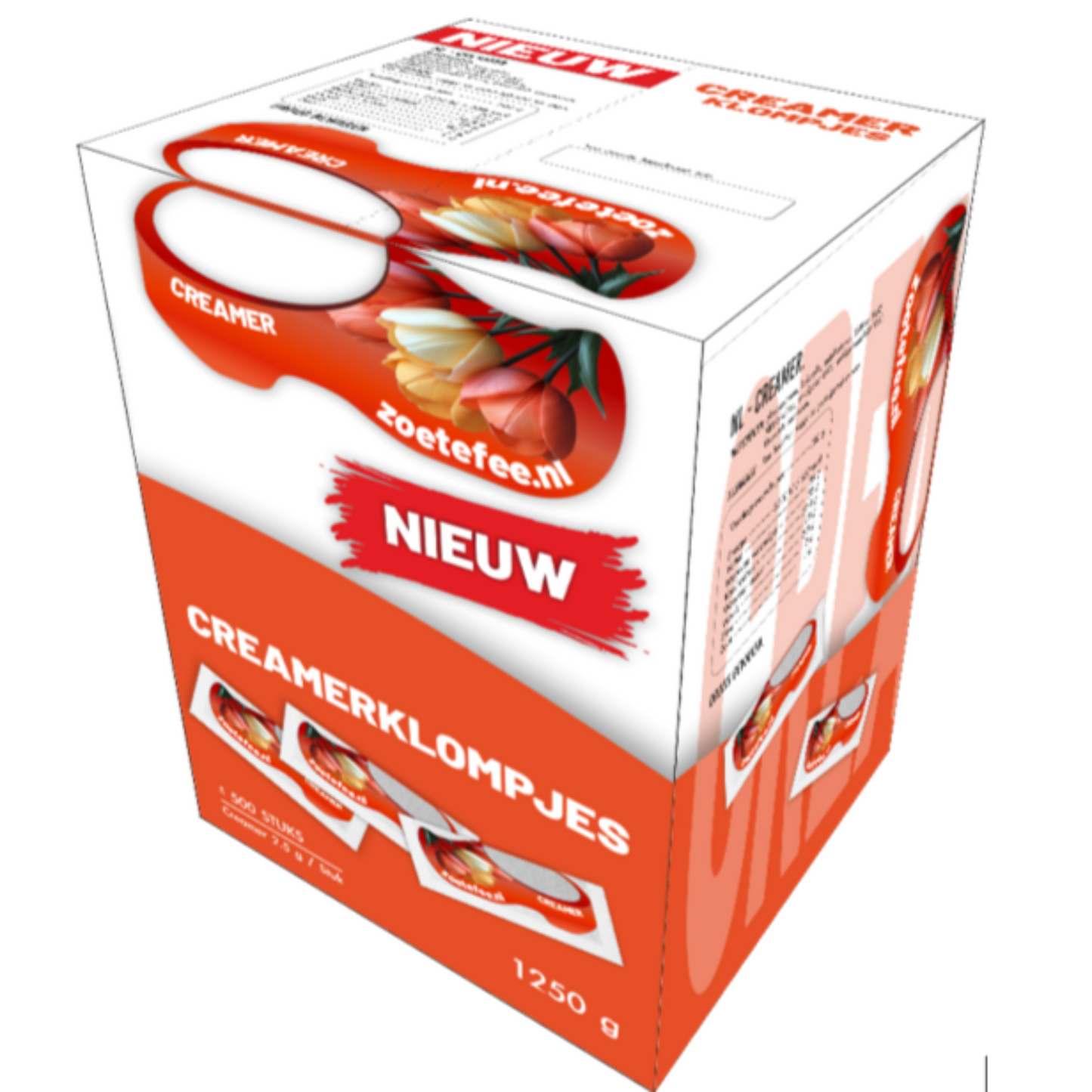 Creamerklompjes 500 st. ( 0,04 €/st )