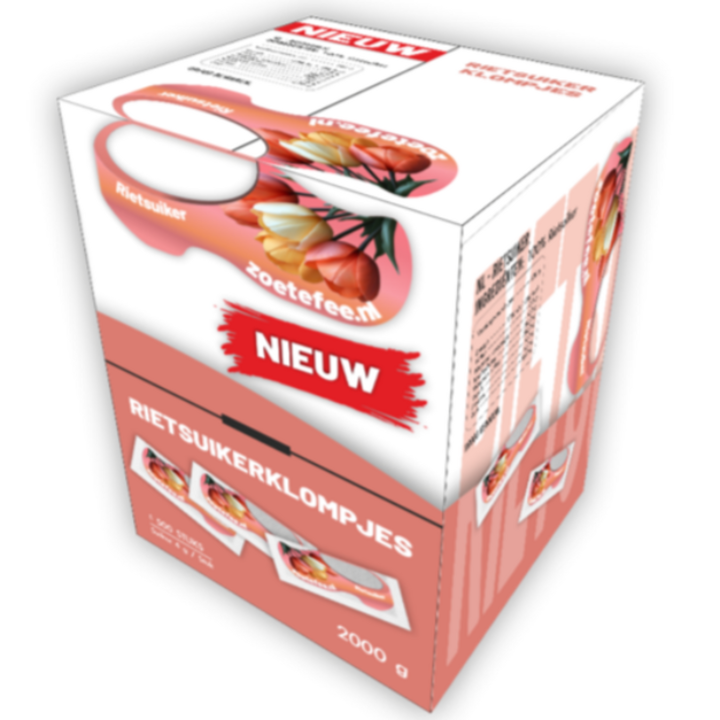 Rietsuikerklompjes 500 st. ( 0,04 €/st )