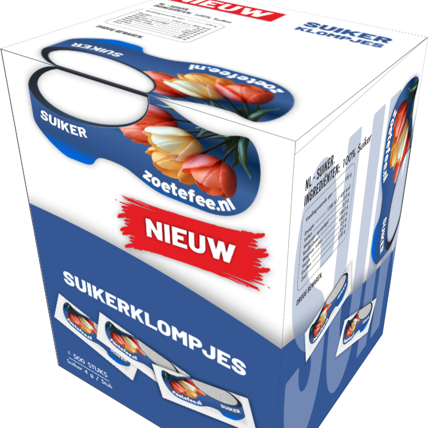 Suikerklompjes 500 st. ( 0,03 €/st )