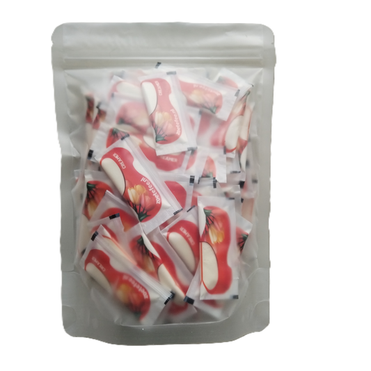 Creamerklompjes Wolk - 100. Een verfijnde smaak in een ultralichte rugzak.